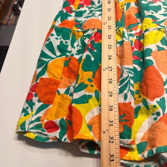 J. Crew Floral Ruffle Sleeve Tiered Mini Dress Size 4 - Picture 10 of 10